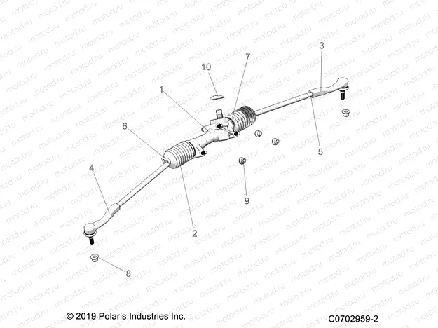 STEERING | STEERING, STEERING ARM - D20BBP99A4/B4/FP99A4 (C0702959-2)
