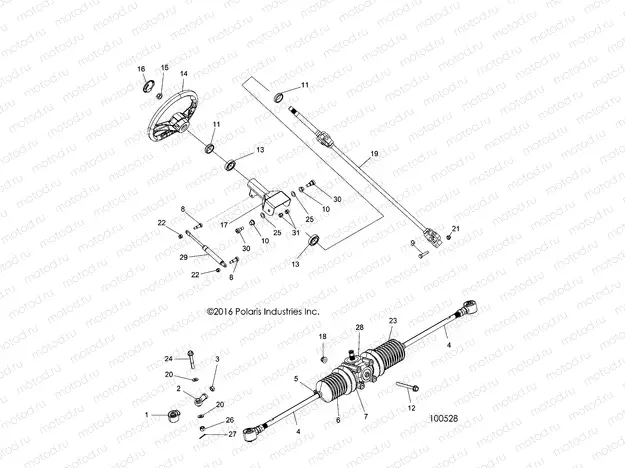 STEERING | STEERING, STEERING ASM. - A17DAA57A5 (100528)