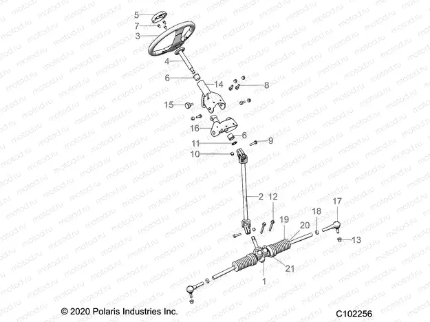 STEERING | STEERING, STEERING ASM. - A20HZB15N1/N2 (102256)
