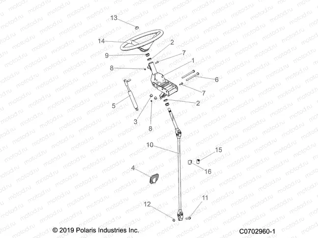 STEERING | STEERING, STEERING ASM. - D20BBP99A4/B4/FP99A4 (C0702960-1)