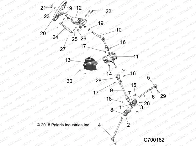 STEERING | STEERING, STEERING ASM. - G20GAP99AM (C700182)