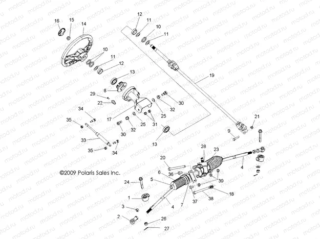 STEERING | STEERING, STEERING ASM. - R13VE76FX/FI (49RGRSTEERING10RZRI)