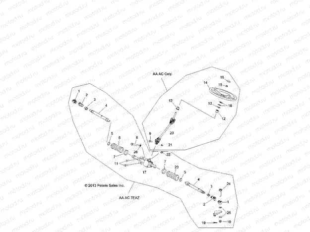 STEERING | STEERING, STEERING ASM. - R14RH76AA/76AC/7EAZ (49RGRSTEERING14800MID)