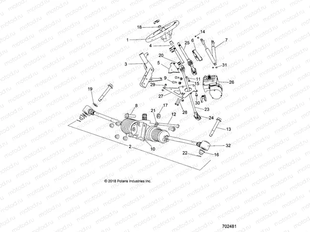 STEERING | STEERING, STEERING ASM. - R15RNA57AA/AC/AR/E57AS (702481)