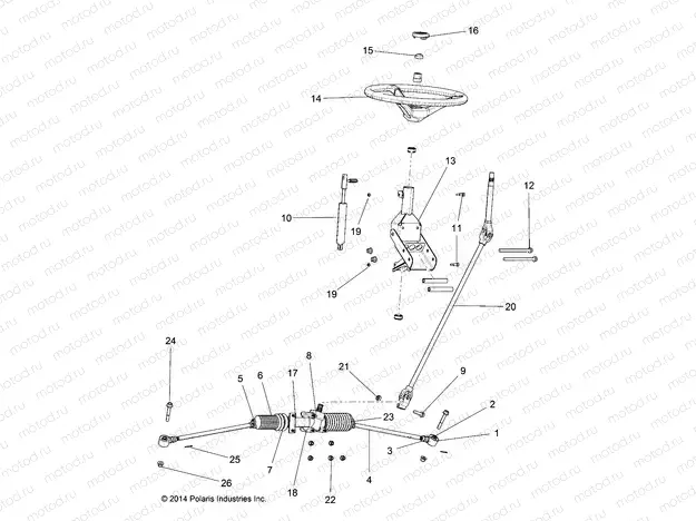 STEERING | STEERING, STEERING ASM. - R15RTAD1AA/EA (49RGRSTEERING151KDSL)