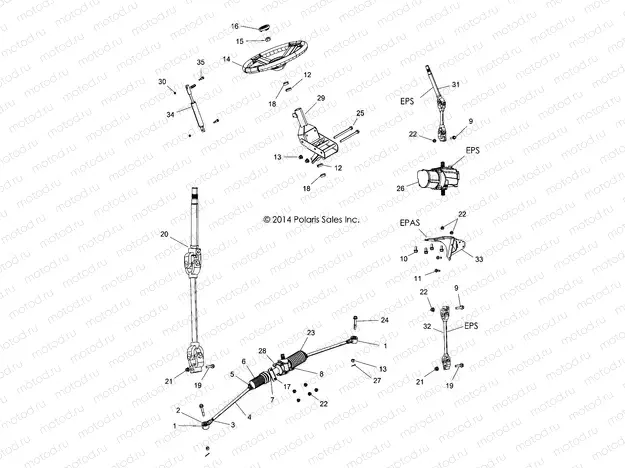 STEERING | STEERING, STEERING ASM. - R15RUA57AA/E57AC (49RGRSTEERING15900XP)