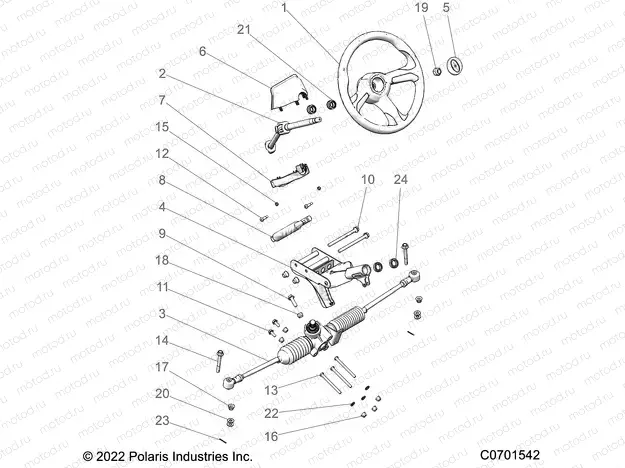 STEERING | STEERING, STEERING ASM. - R20MAAE4G8/G9 (C0701542)