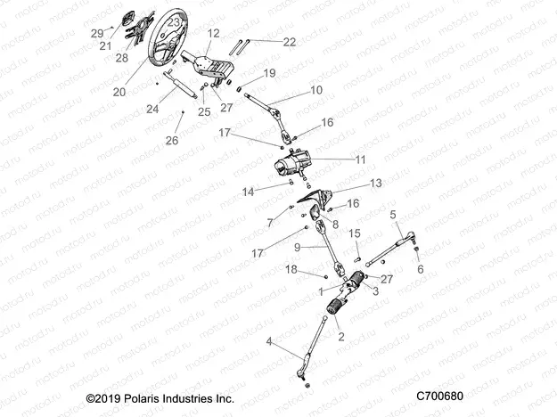 STEERING | STEERING, STEERING ASM. - R20RRE99/A/B (C700680)