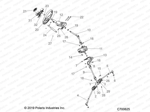 STEERING | STEERING, STEERING ASM. - R21RRM99AG (C700625)