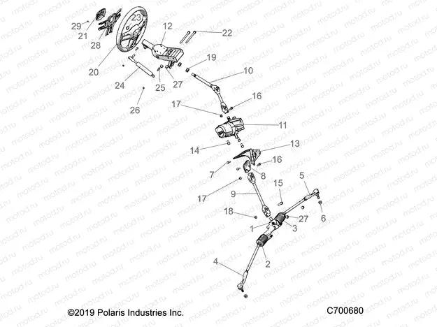 STEERING | STEERING, STEERING ASM. - R22RSX99A9 (C7006803)