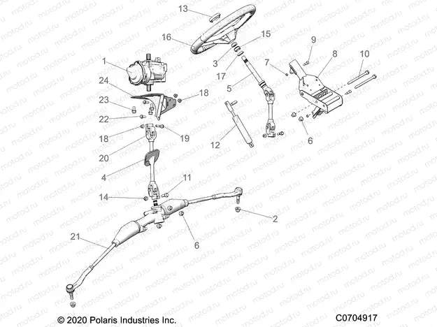 STEERING | STEERING, STEERING ASM. - R23T6E99ND (C0704917)