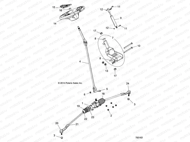 STEERING | STEERING, STEERING ASM. - Z15VBA87AJ/LJ (700162)