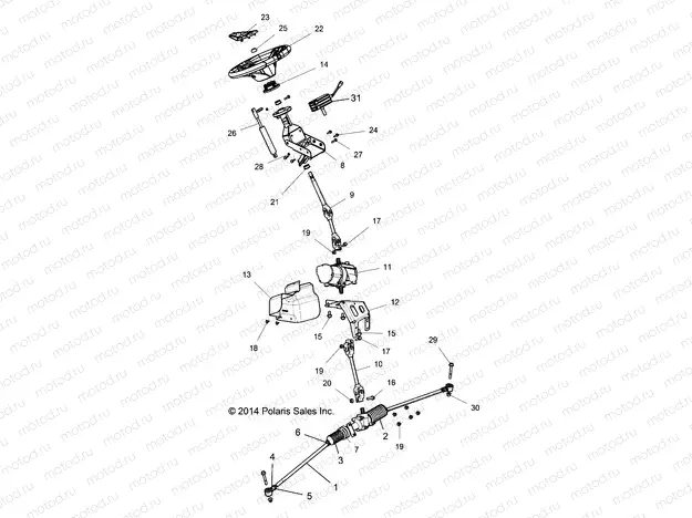 STEERING | STEERING, STEERING ASM. - Z15VDE99FV (49RGRSTEERING151KEU)