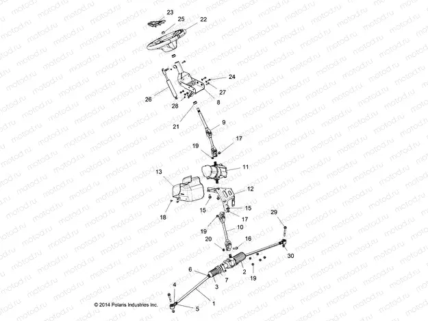 STEERING | STEERING, STEERING ASM. - Z15VFE99AT/AV (49RGRSTEERING1510004)