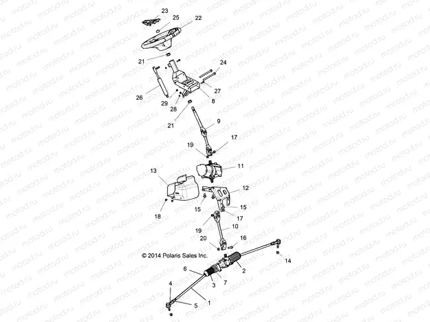 STEERING | STEERING, STEERING ASM. - Z18VFE92NB/NU (49RGRSTEERING151000)