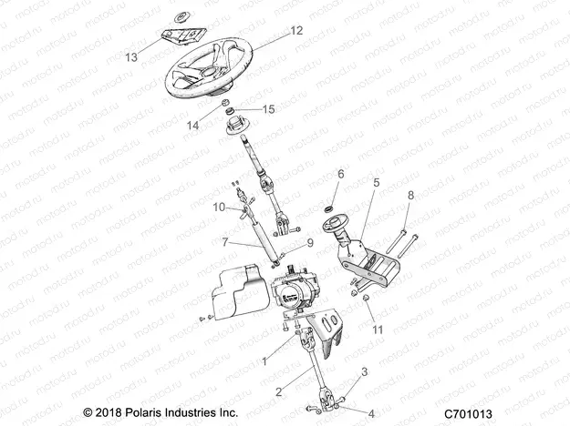 STEERING | STEERING, STEERING ASM. - Z20A5A87B2 (C701013)
