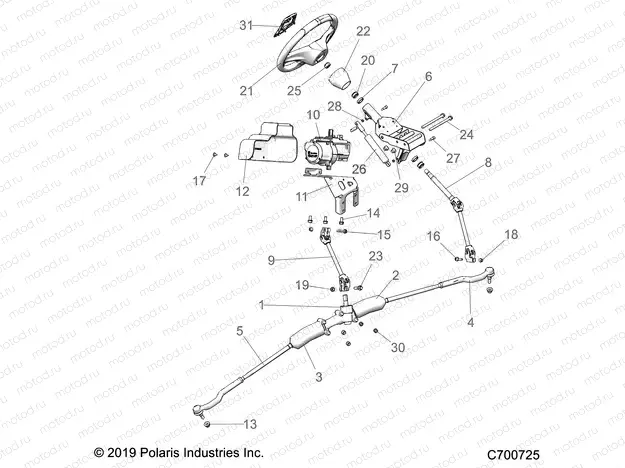 STEERING | STEERING, STEERING ASM. - Z20PAE92AC/BC/F92AC/LC (C700725)