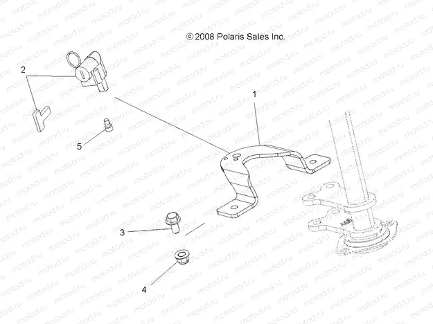 STEERING | STEERING, STEERING LOCK - A13EA32FA (49ATVSTEERINGLOCK09SP500TR)