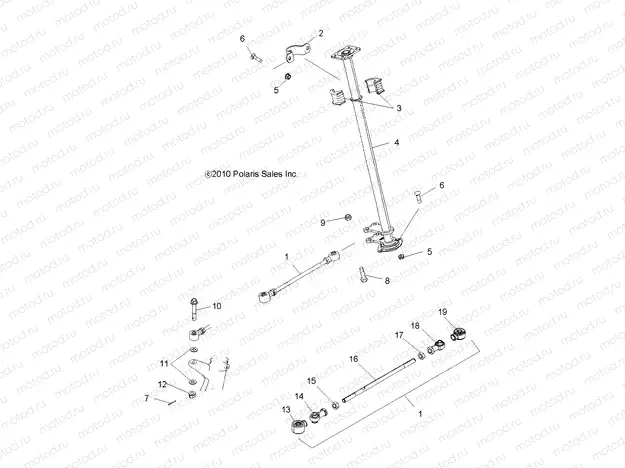 STEERING | STEERING, STEERING POST - A11DH50AX/AZ (49ATVSTEERING11SP500TRG)