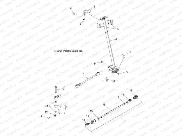 STEERING | STEERING, STEERING POST - A11DH50FX (49ATVSTEERING08SPTRG500QD)