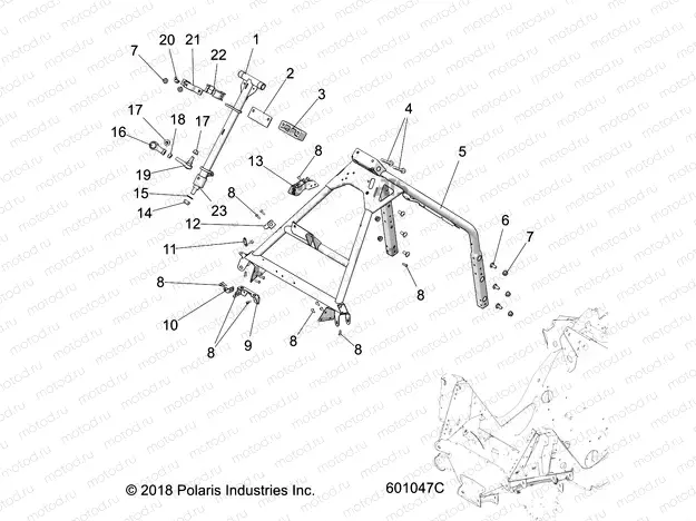 STEERING | STEERING, STEERING POST AND HOOP - S20MDX6JSA/6JEA (601047C)