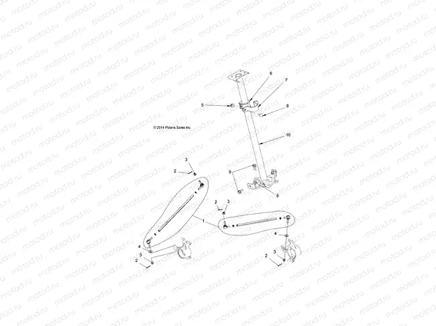 STEERING | STEERING, STEERING POST ASM. - A15SVA85FD (49ATVSTEERING15SCRAM850)