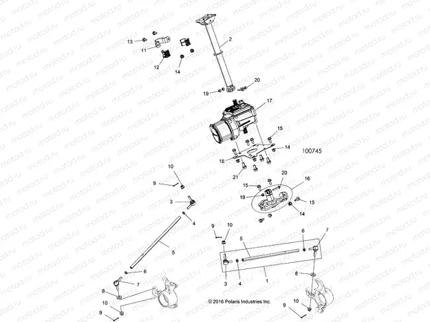 STEERING | STEERING, STEERING POST ASM. - A18SXE85BM/BS/B9 (100745)