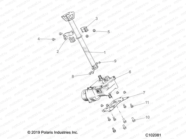 STEERING | STEERING, STEERING POST ASM. - A20SLZ95AE (C102081)