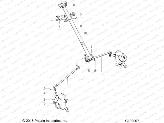 STEERING | STEERING, STEERING POST ASM. - A20SXA85A1/A7/CA1/CA7 (C102007)