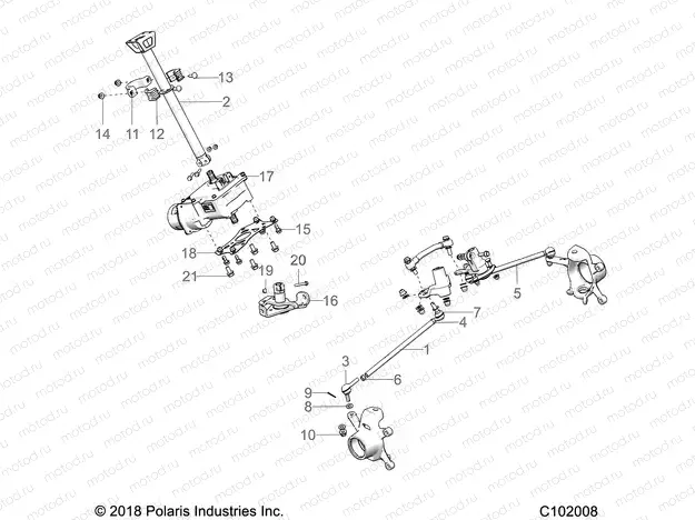 STEERING | STEERING, STEERING POST ASM. - A20SXD95A9/E95AG (C102008)