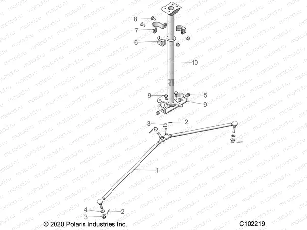 STEERING | STEERING, STEERING POST ASM. - A20SXN85A8/CA8 (C102219)