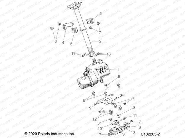 STEERING | STEERING, STEERING POST ASM. - A23SXE85A9/AG/AM (C102263-2)