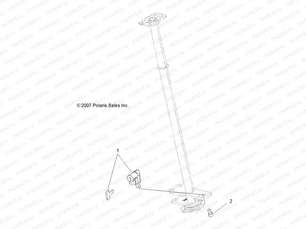 STEERING | STEERING, STEERING POST LOCK - A08DN76FC (49ATVSTEERINGLOCK08X2500QUAD)