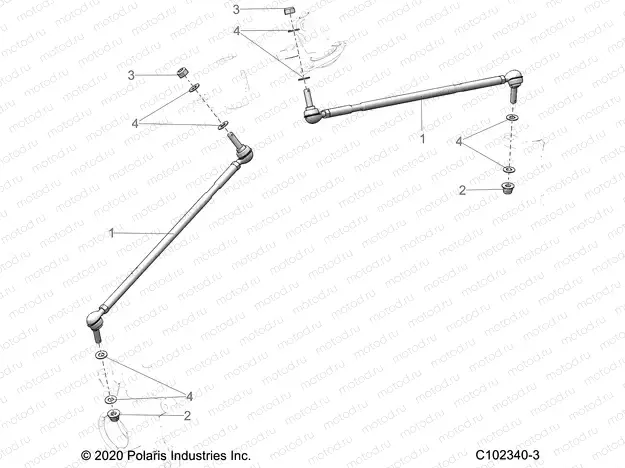 STEERING | STEERING, STEERING TIE RODS - A23SGE95AN (C102340-3)