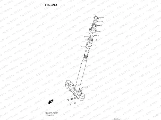 Steering stem