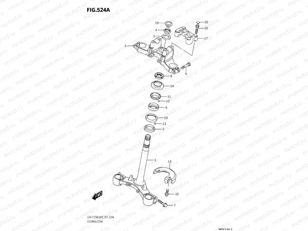 Steering stem