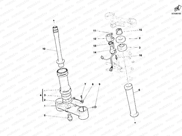 STEERING STEM » FRONT SUSPENSION