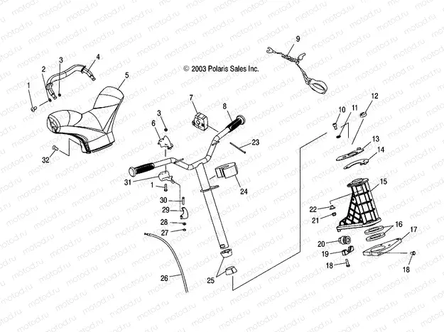 STEERING - W045305CA/IA/CB/IB/IE/CC/IC/CD/ID/IF (4990579057A10) | STEERING - W045305CA/IA/CB/IB/IE/CC/IC/CD/ID/IF (4990579057A10)
