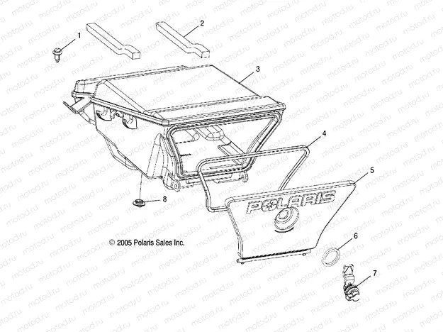 STORAGE BOX | STORAGE BOX, REAR - A06MH50AQ/AX/AY/AZ/AL/AT (4999206649920664A08)