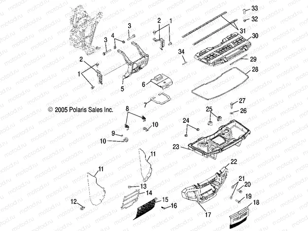 STORAGE | STORAGE, FRONT and BUMPER MOUNTING - A06MH68AA/AD/AF (4999200179920017A06)