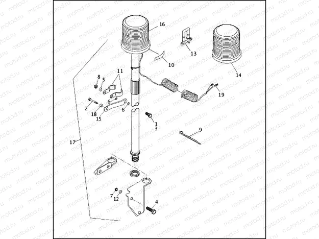 STROBE LAMPS - REAR