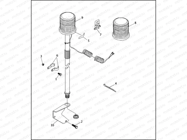 STROBE LAMPS - REAR