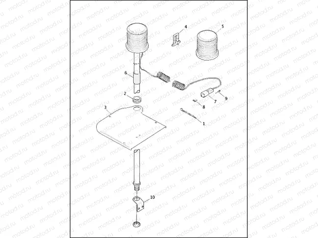 STROBE LAMPS - REAR