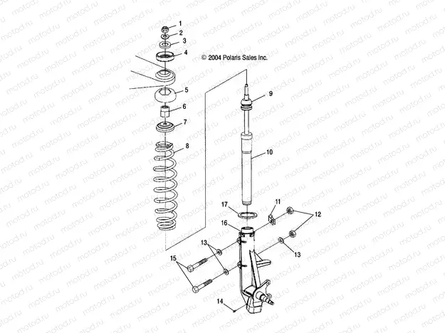 STRUT - A05CA32AA/AB/AC/FA (4994839483A13) | STRUT - A05CA32AA/AB/AC/FA (4994839483A13)