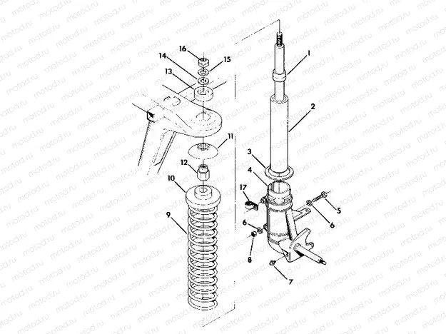 STRUT ASSEMBLY 350 2X4 (4919821982016A) | STRUT ASSEMBLY 350 2X4 (4919821982016A)