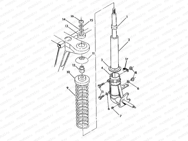 STRUT ASSEMBLY 350 2X4 / W927539 (4922882288016A) | STRUT ASSEMBLY 350 2X4 / W927539 (4922882288016A)