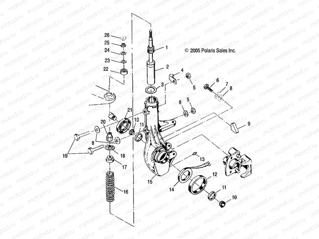 STRUT | STRUT, FRONT - A06BG50AA/FA (4999201549920154B03)