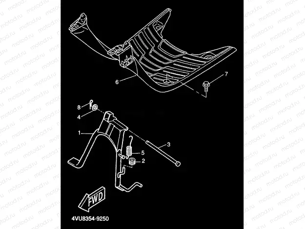 SUPPORT & REPOSE PIED