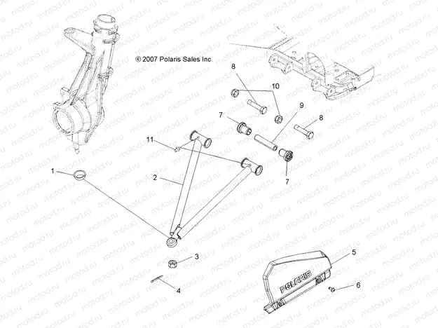 SUSPENSION | SUSPENSION, A-ARM and STRUT MOUNTING - A13DH50AX/AZ (49ATVAARM08SPX25)