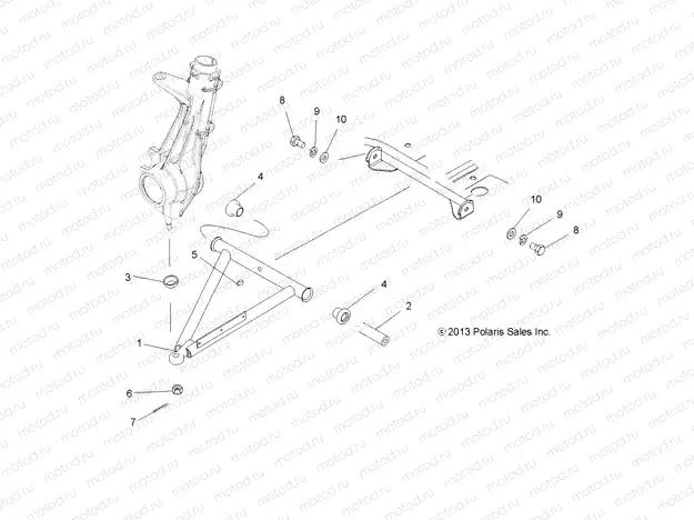 SUSPENSION | SUSPENSION, A-ARM and STRUT MOUNTING - A15SAA32EH (49ATVAARM13SP500)